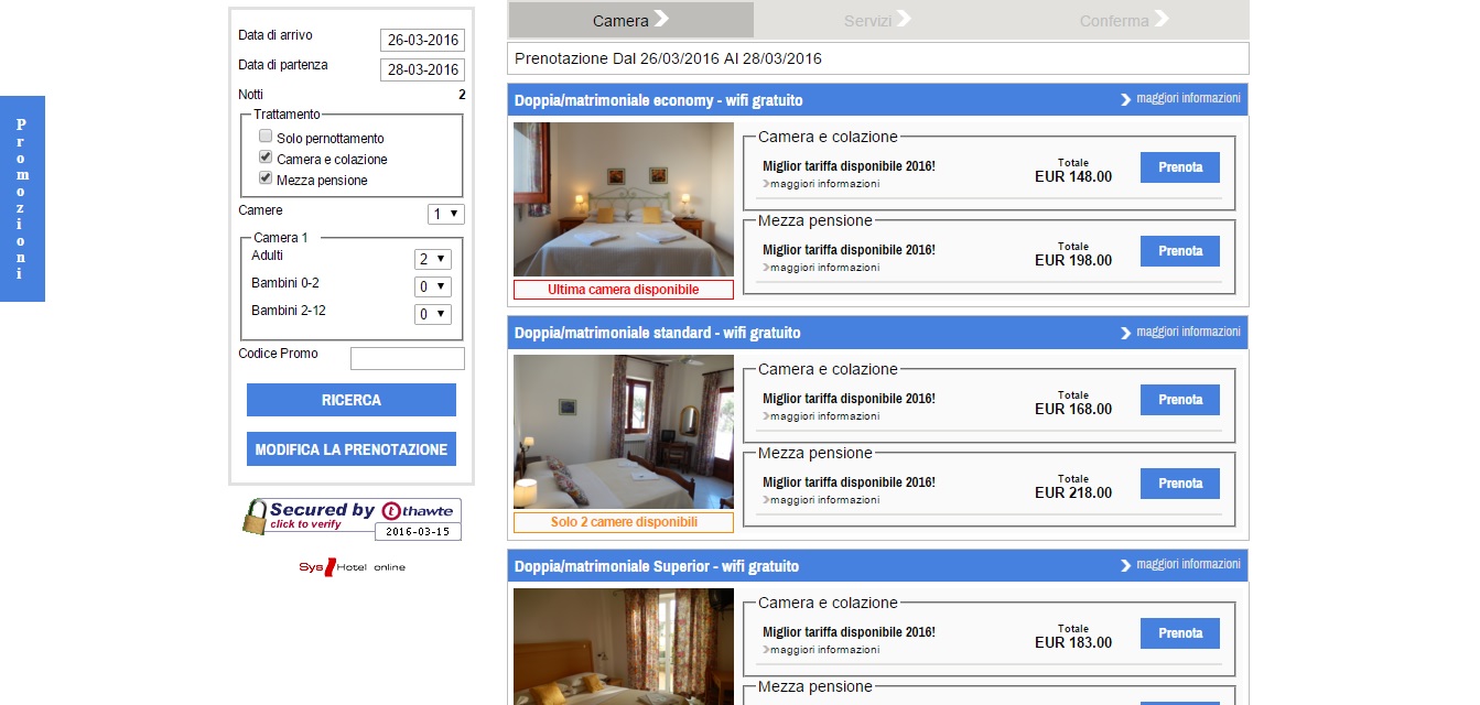 Hotel Europa Ischia reservation